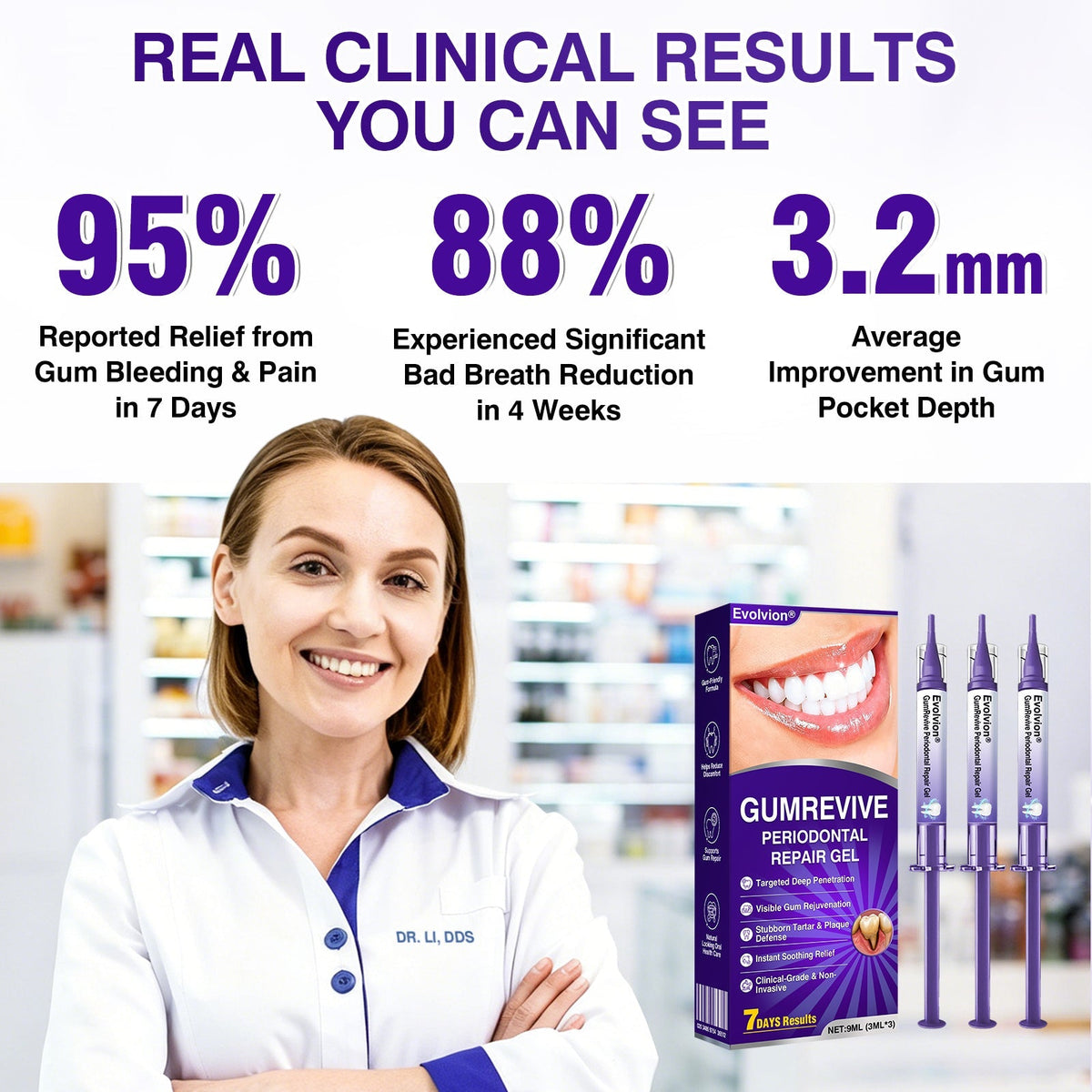 🇦🇺👨‍⚕️✅️Advanced Formula🦷Evolvion® GumRevive Periodontal Repair Gel