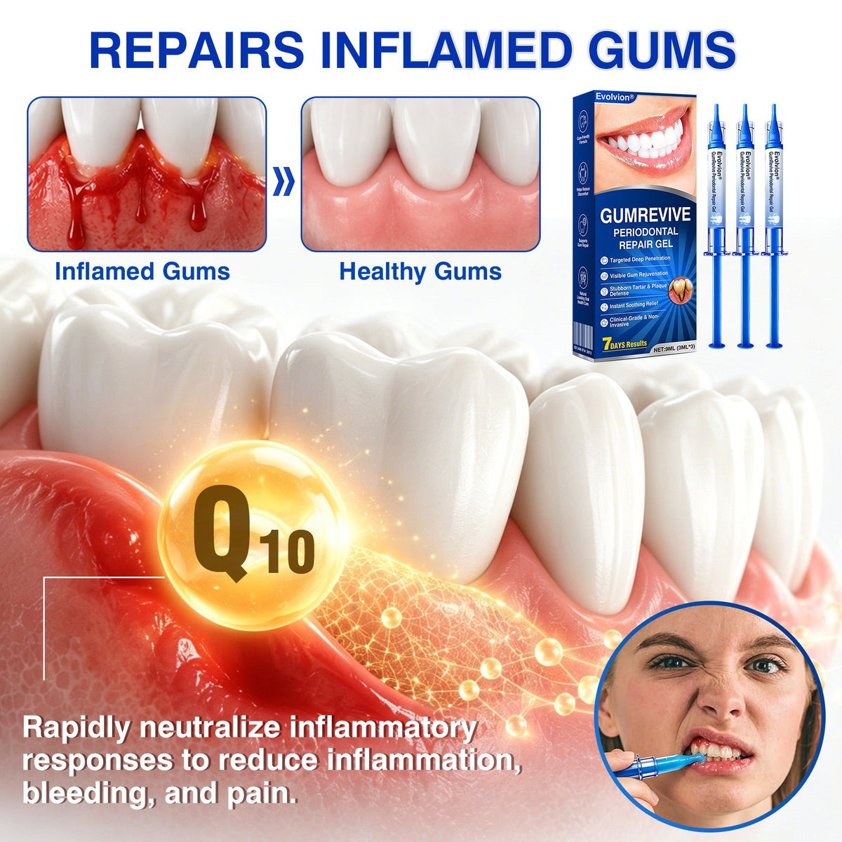 🇦🇺👨‍⚕️🦷🎯Evolvion® GumRevive Periodontal Repair Gel